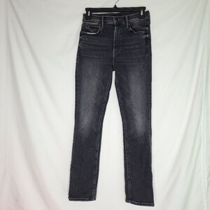 MOTHER The Mid Rise Dazzler Ankle, The Night Is Watching, Black Jeans Size 26